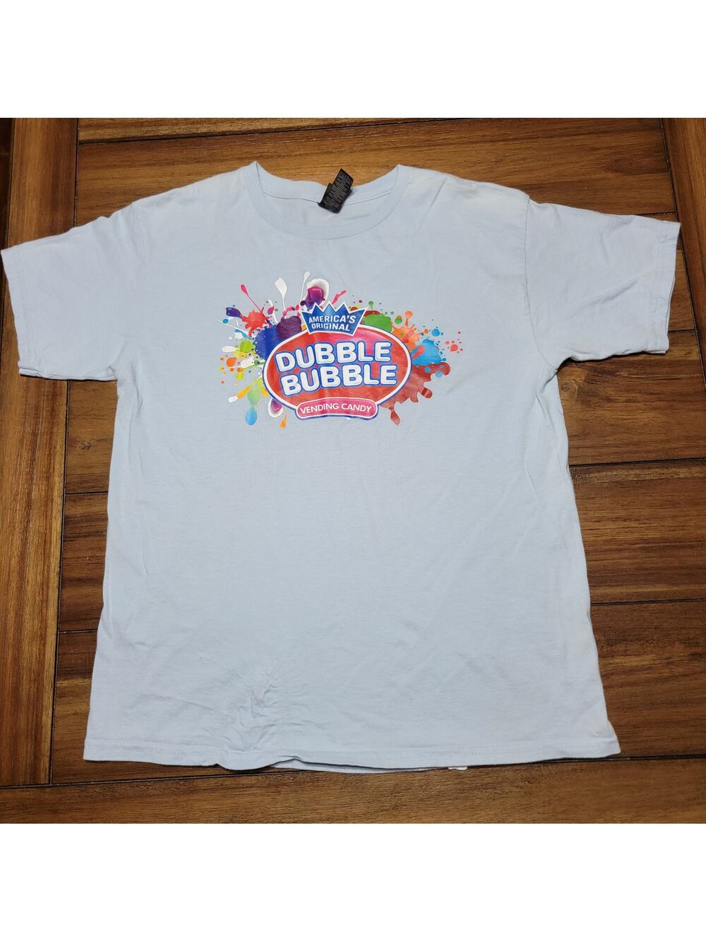 Dubble Bubble Kids Lt Blue Tee - Size Youth XL